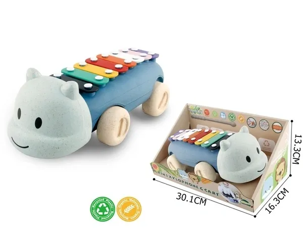 2in1 Animal Xylophone & Cart